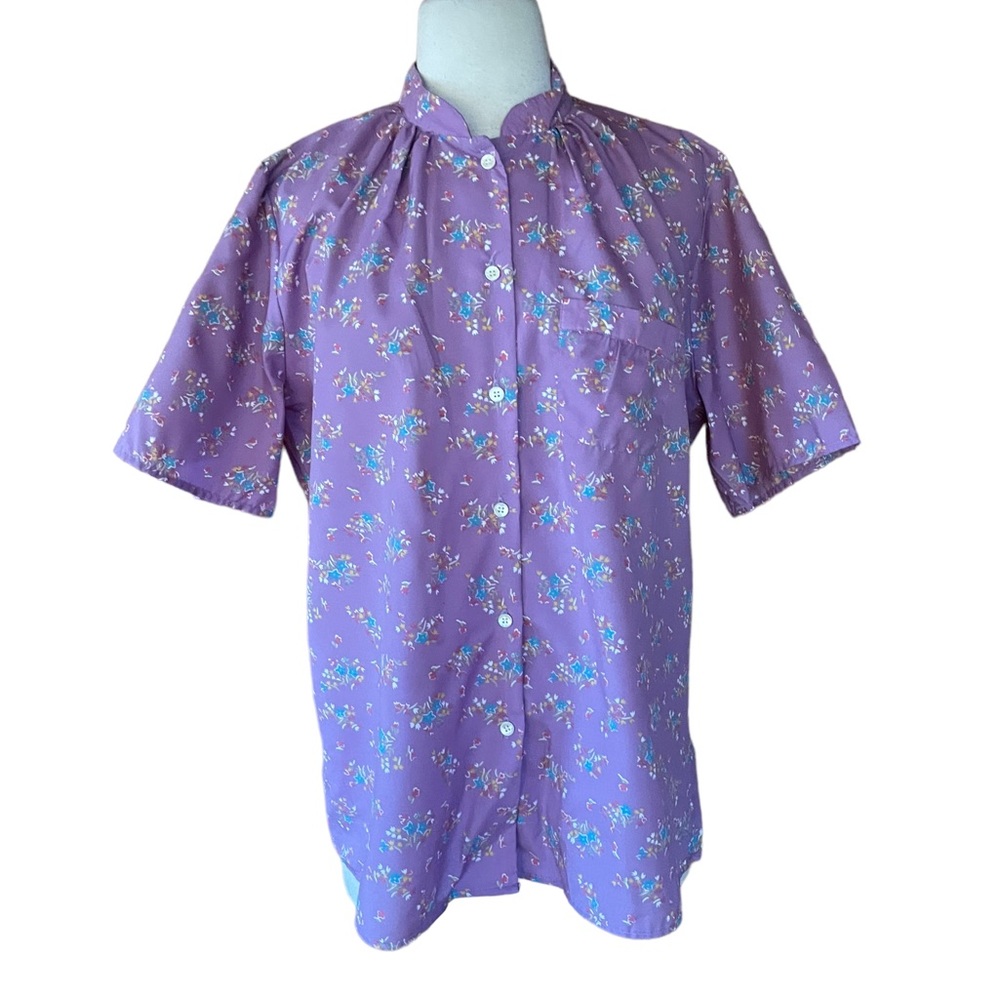 1970s Levi Strauss & Co Floral Button Down Top